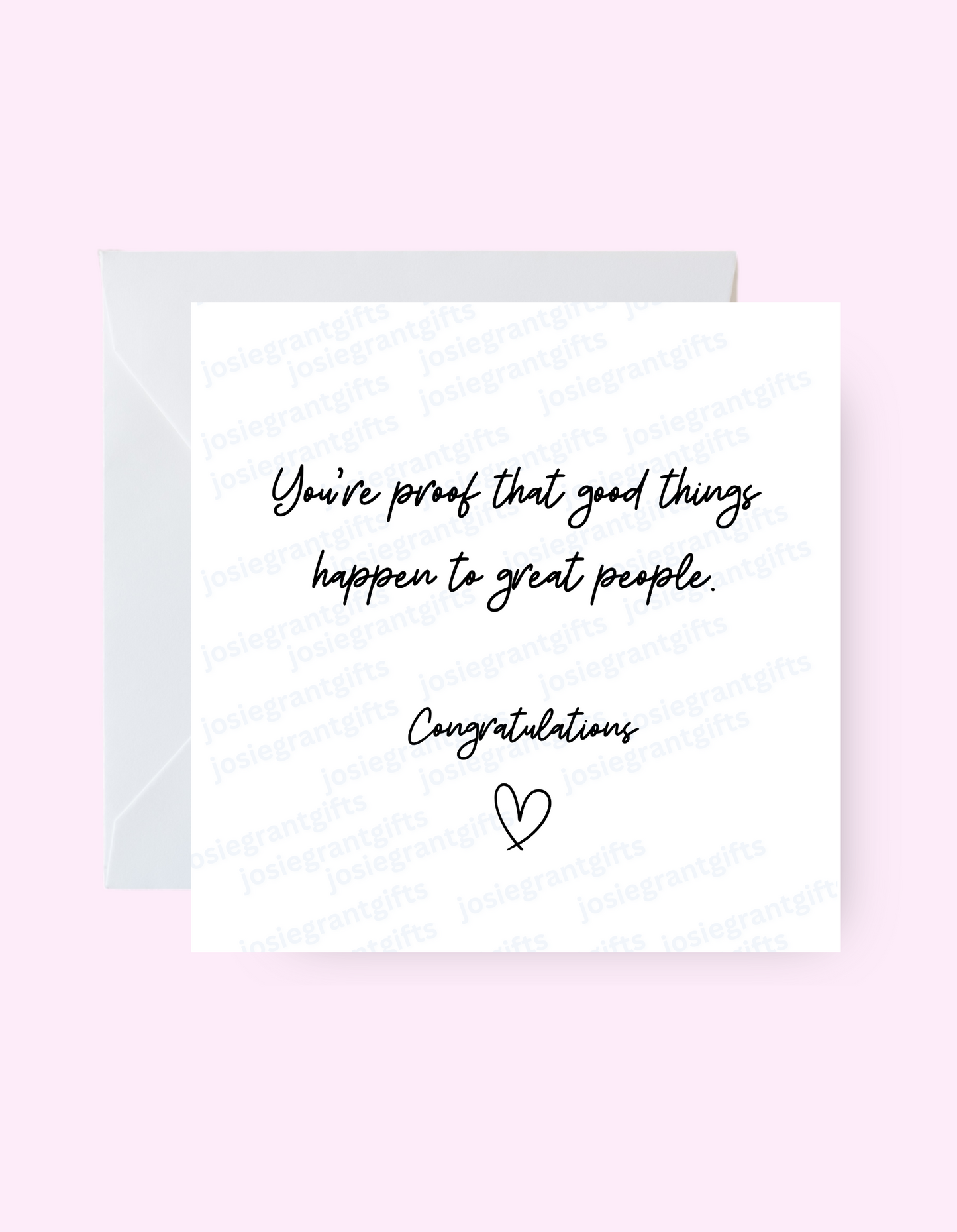 Good Things Congrats Card