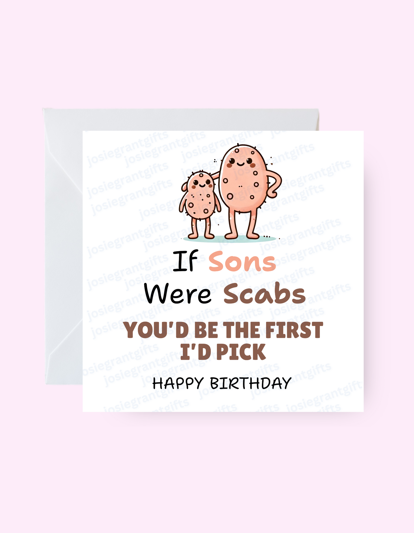 Scab Birthday Card