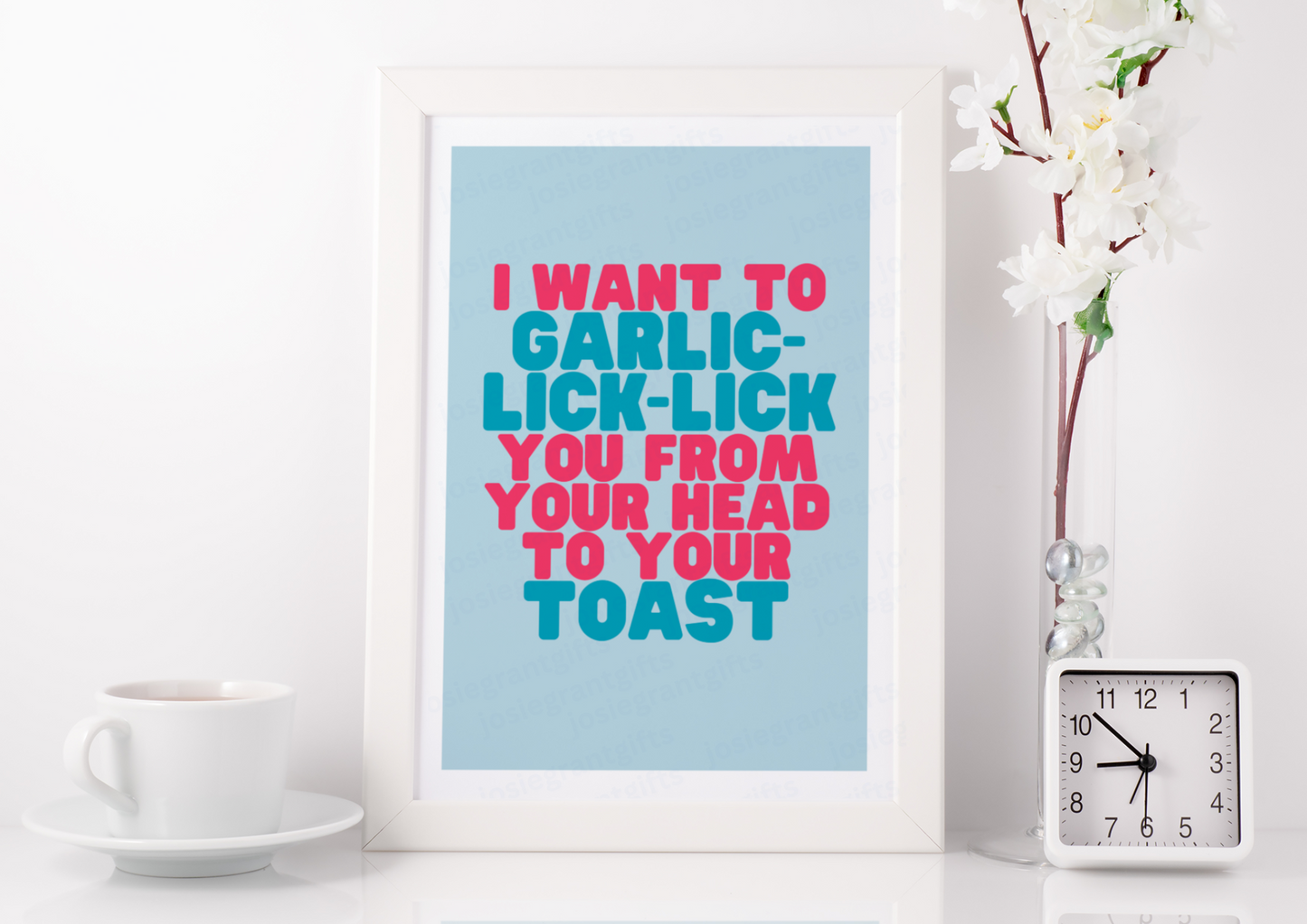 Garlic lick Print