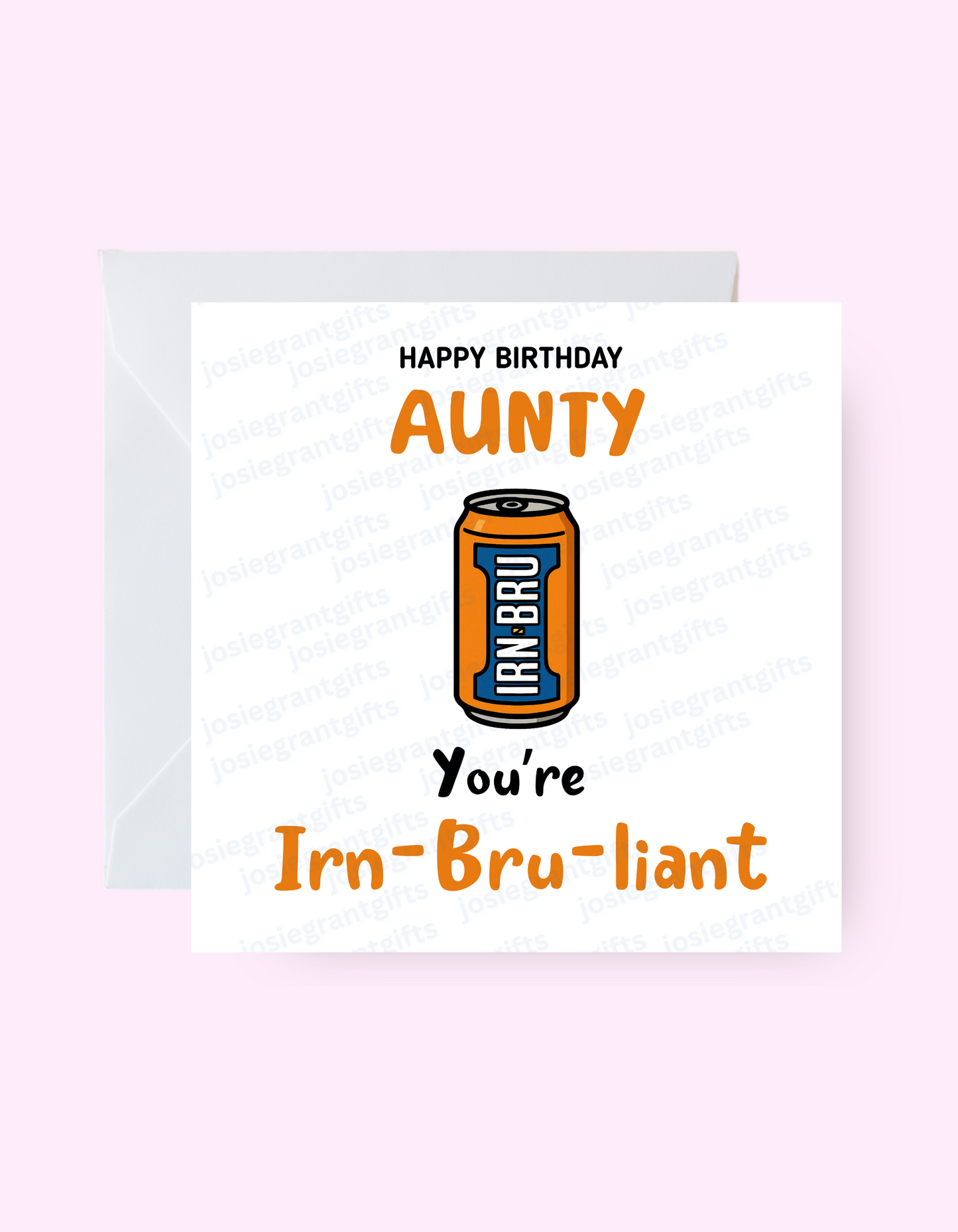 Irn Bru Liant Birthday Card