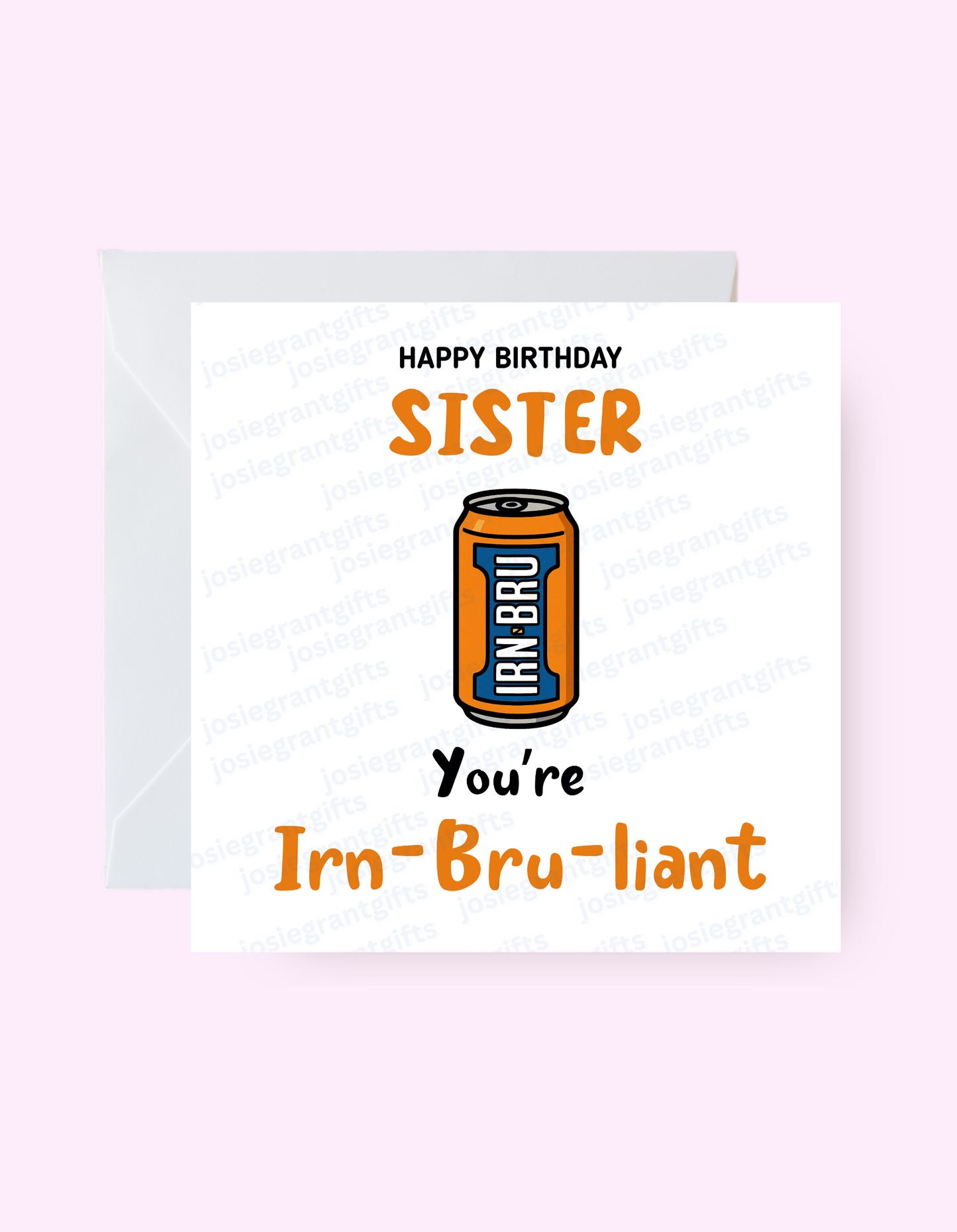 Irn Bru Liant Birthday Card