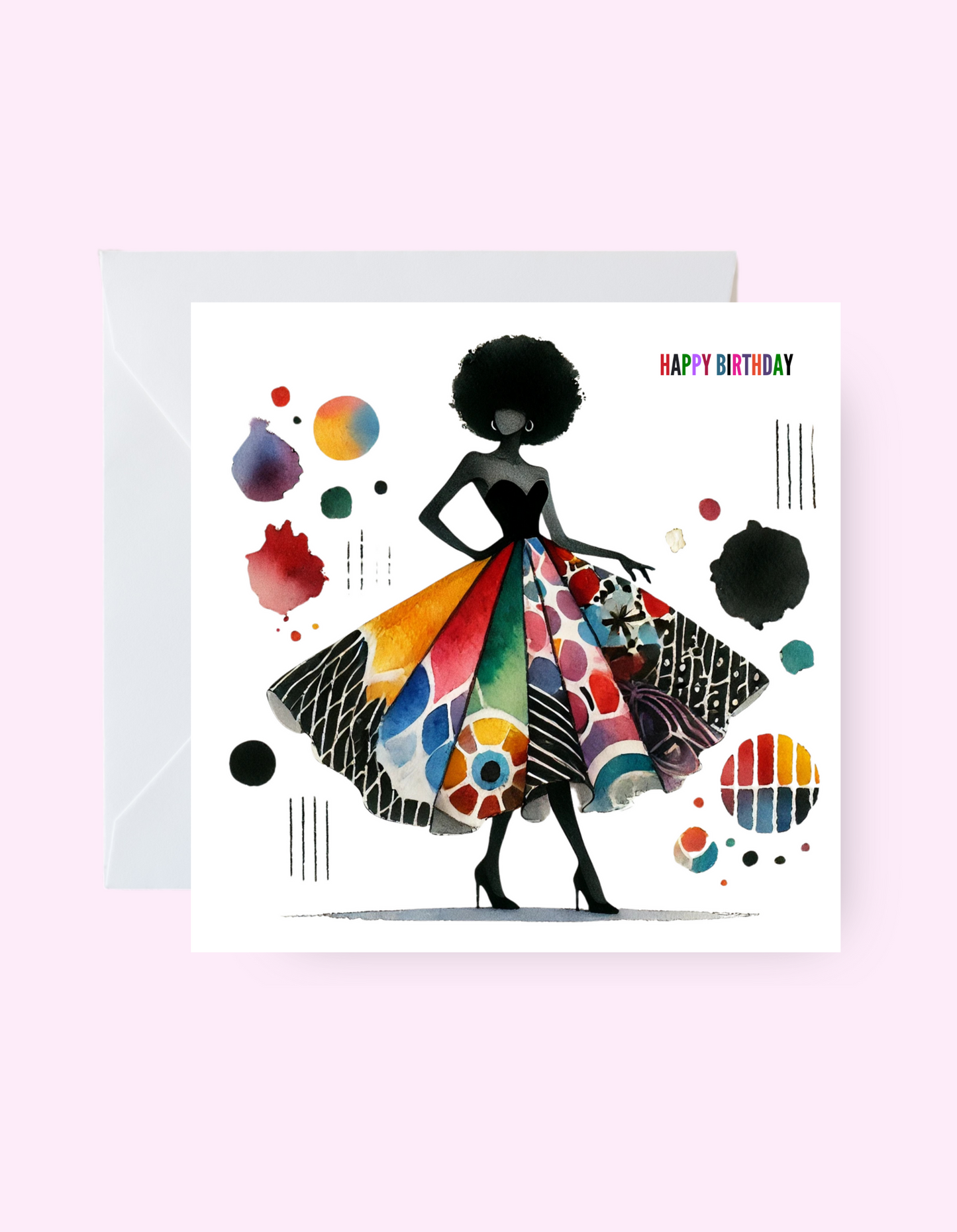 Fashionique 2 Birthday Card