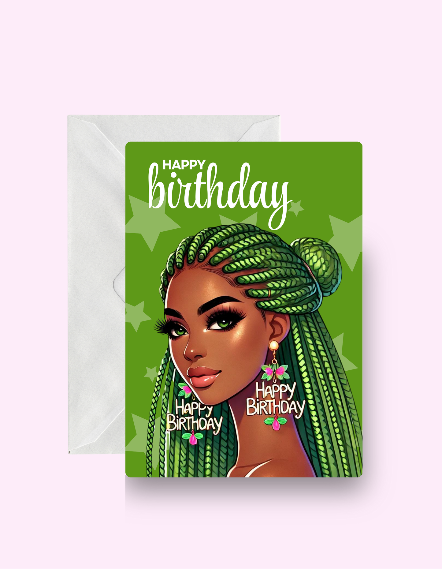 Green With Envy Birthday Card