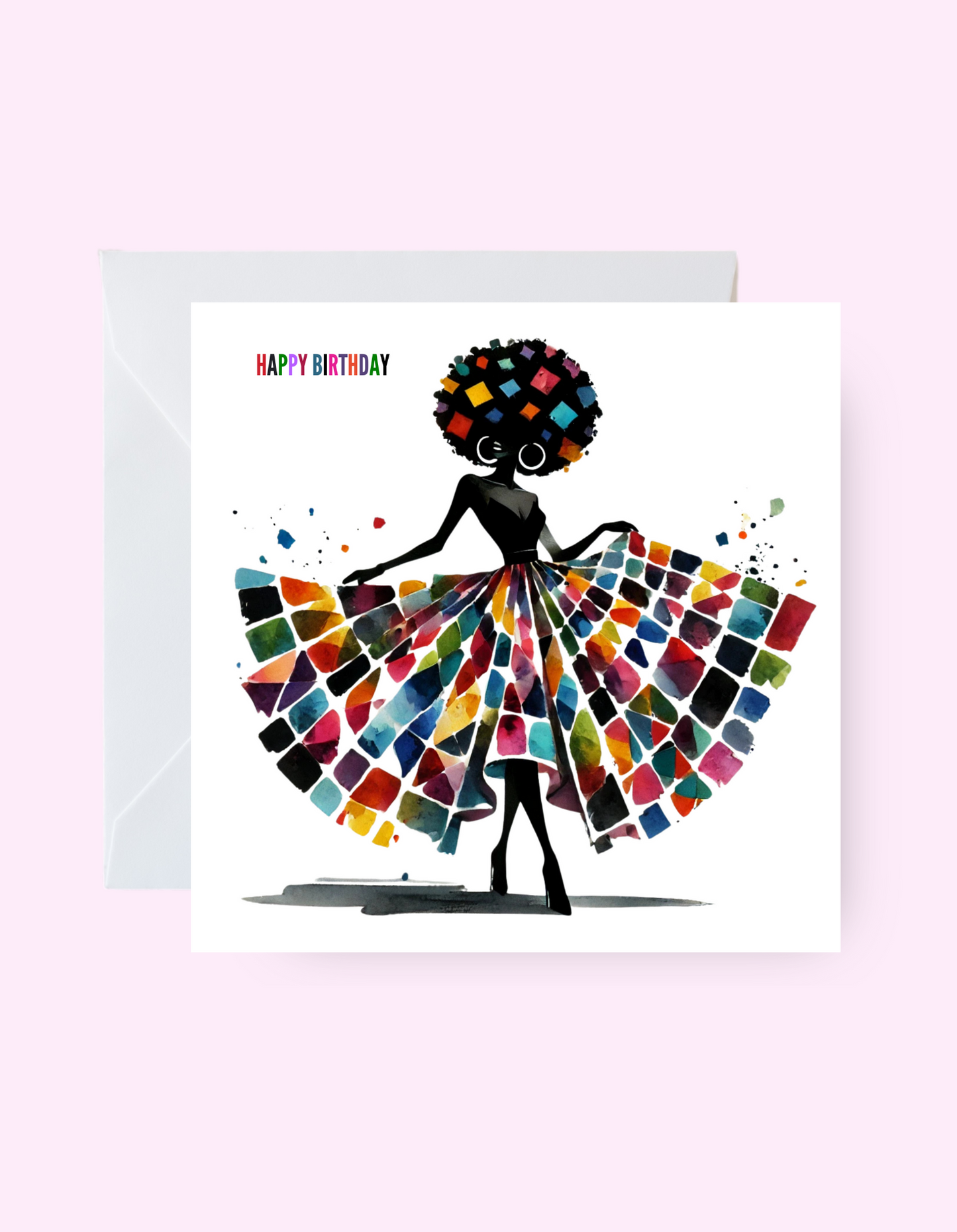 Fashionique 3 Birthday Card