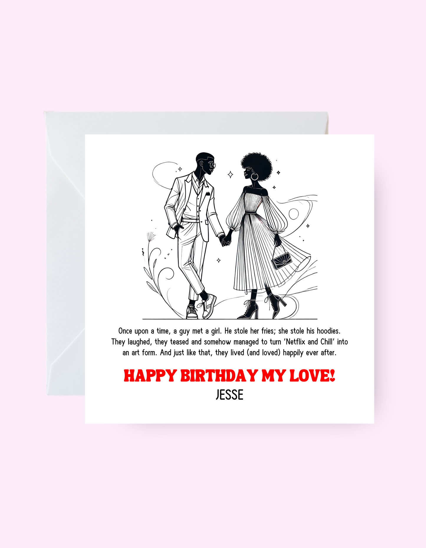 Custom Love Birthday Card