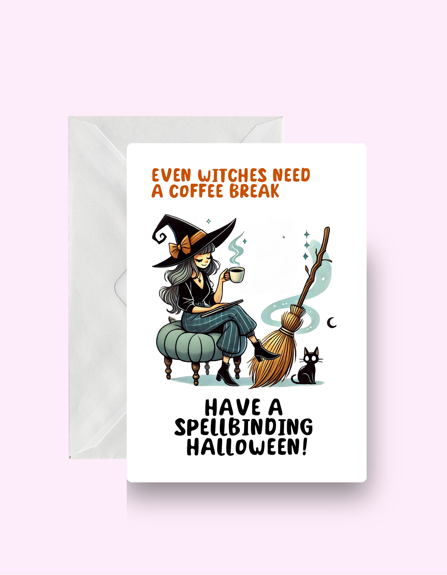 A Witchy Holiday Card