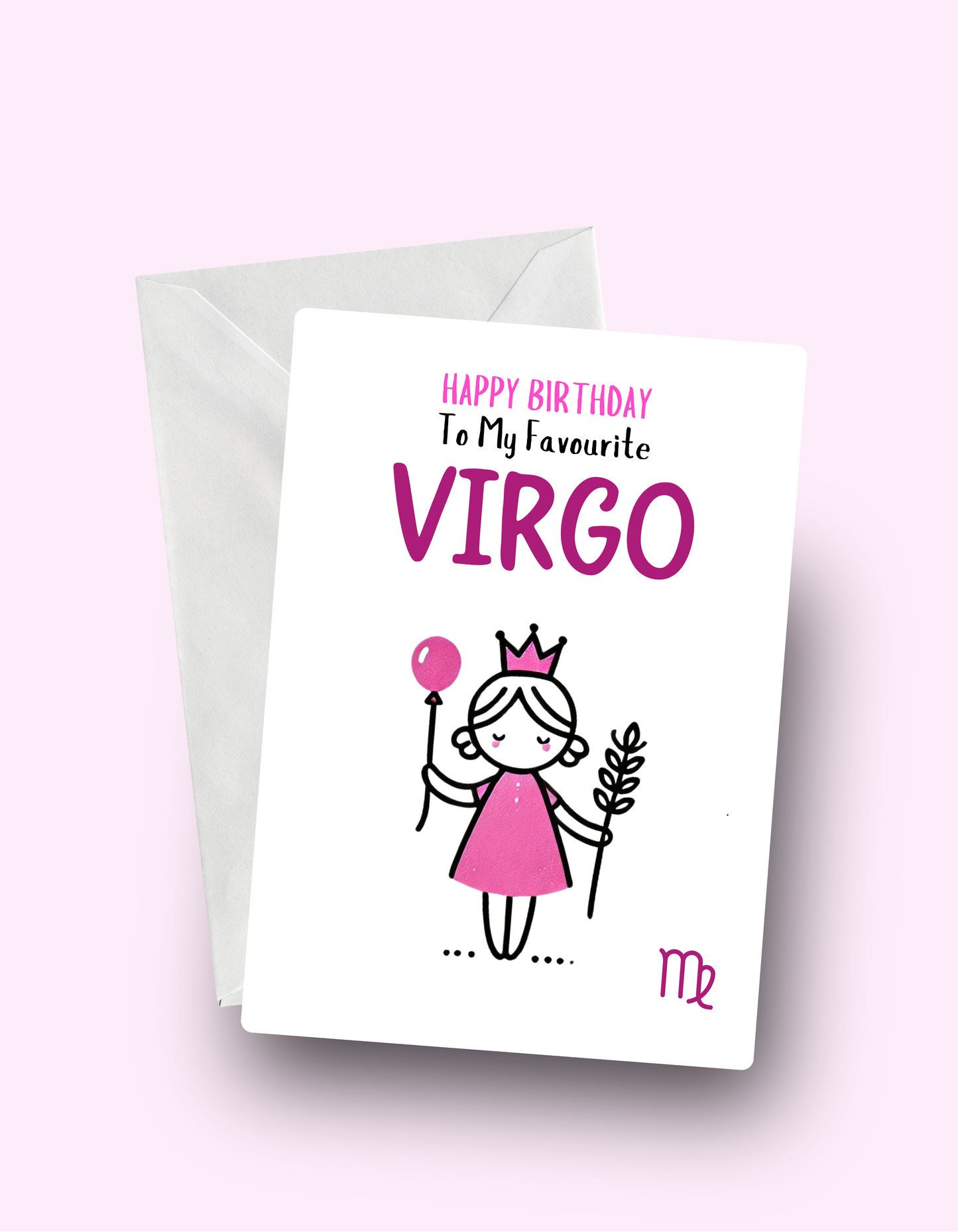 Virgo Birthday Card