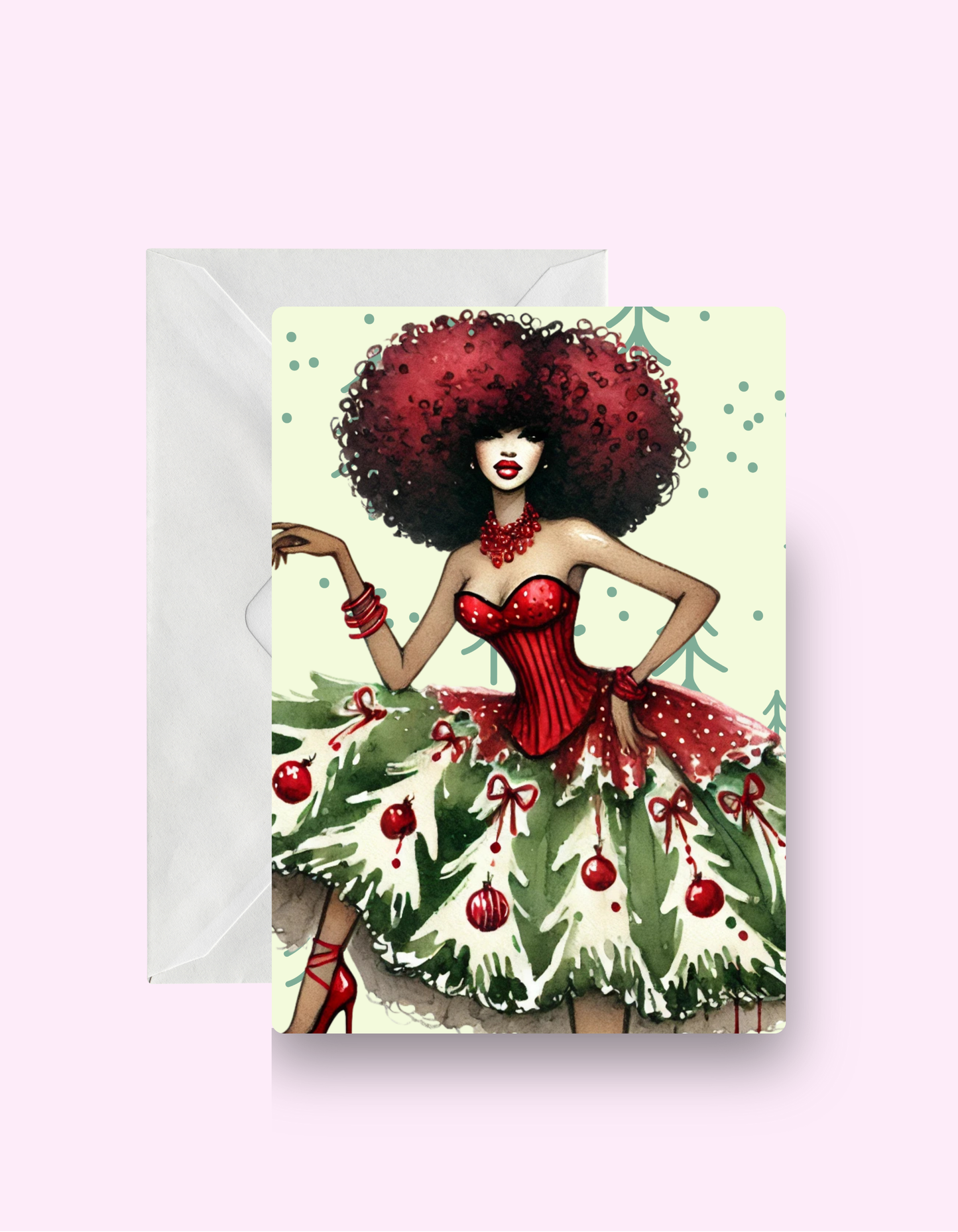 Fashionista Xmas Card