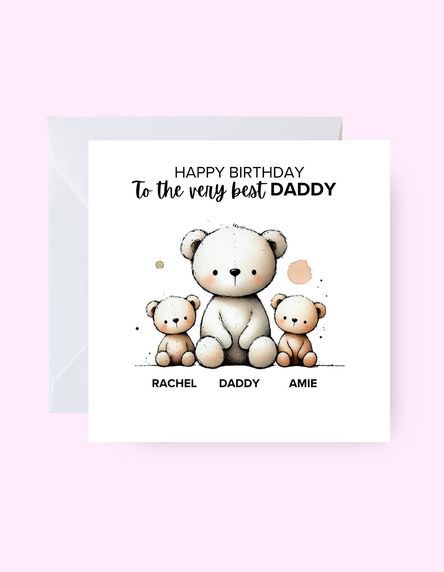 Custom Daddy Love Card
