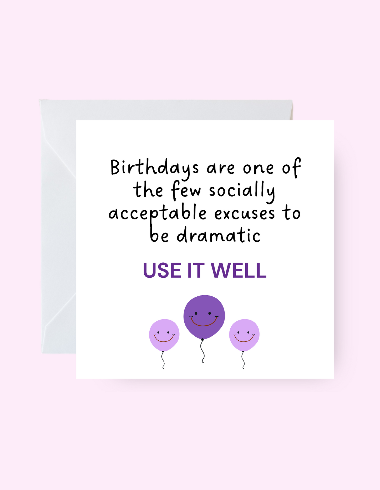 Dramatic Birthday Card
