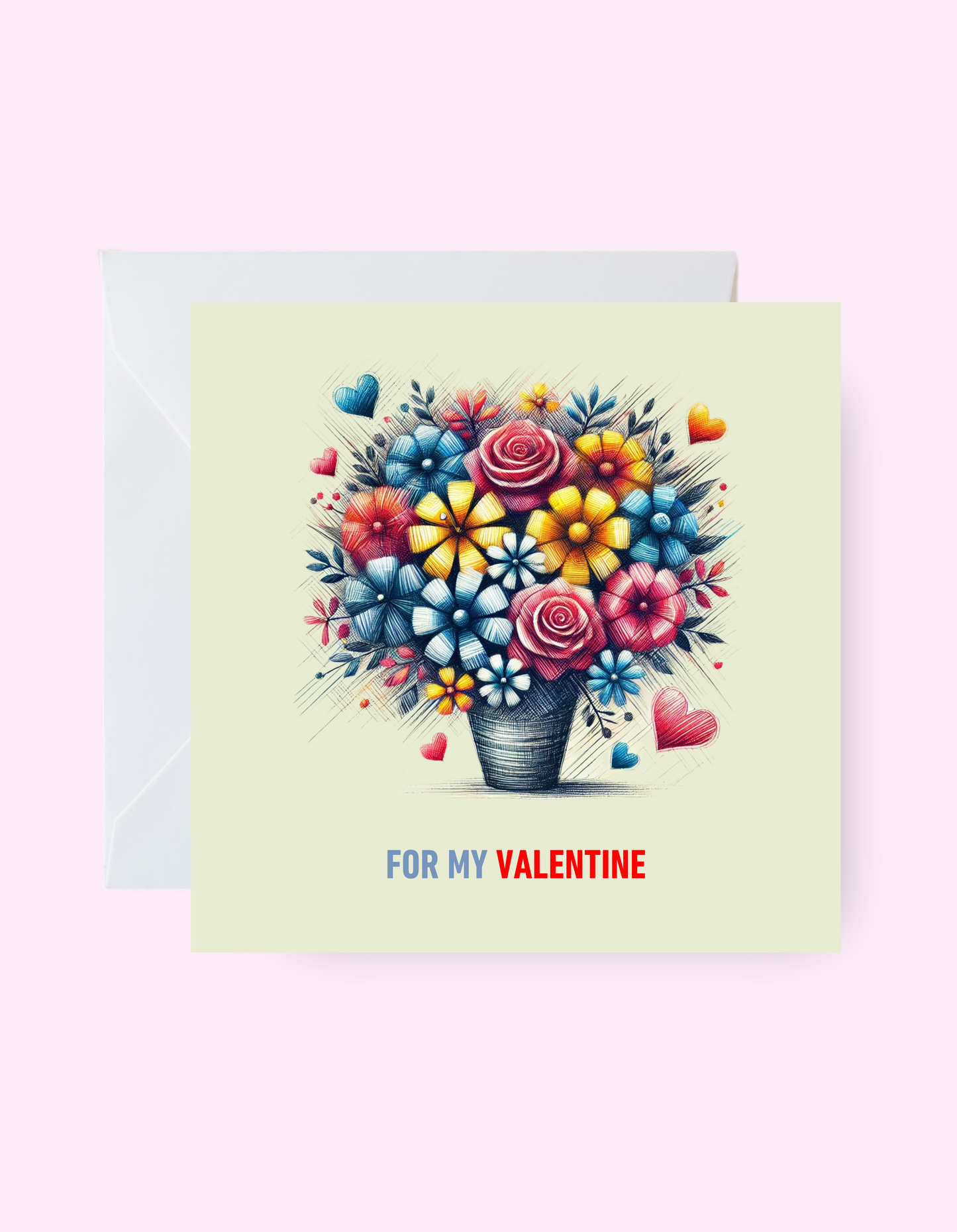 For My Valentine Card