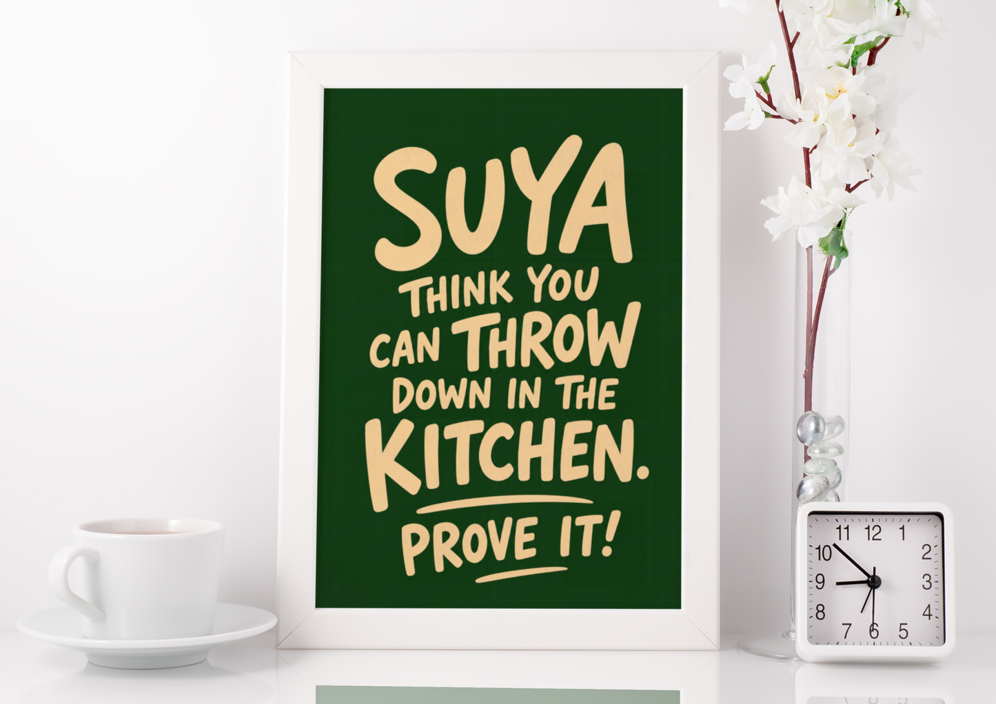 Suya Think Print