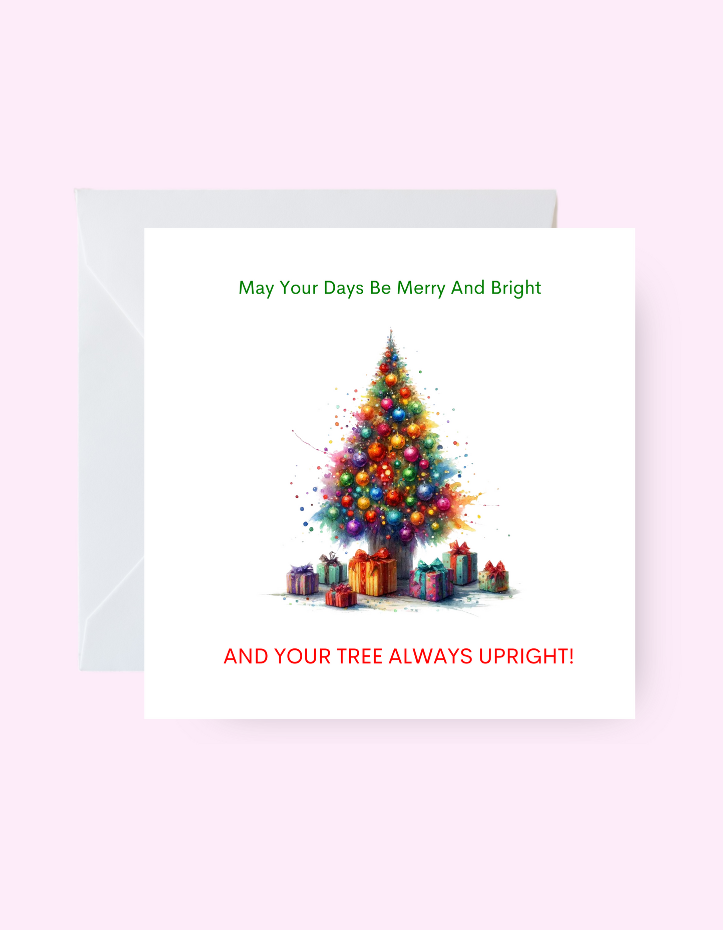 Upright Xmas Card