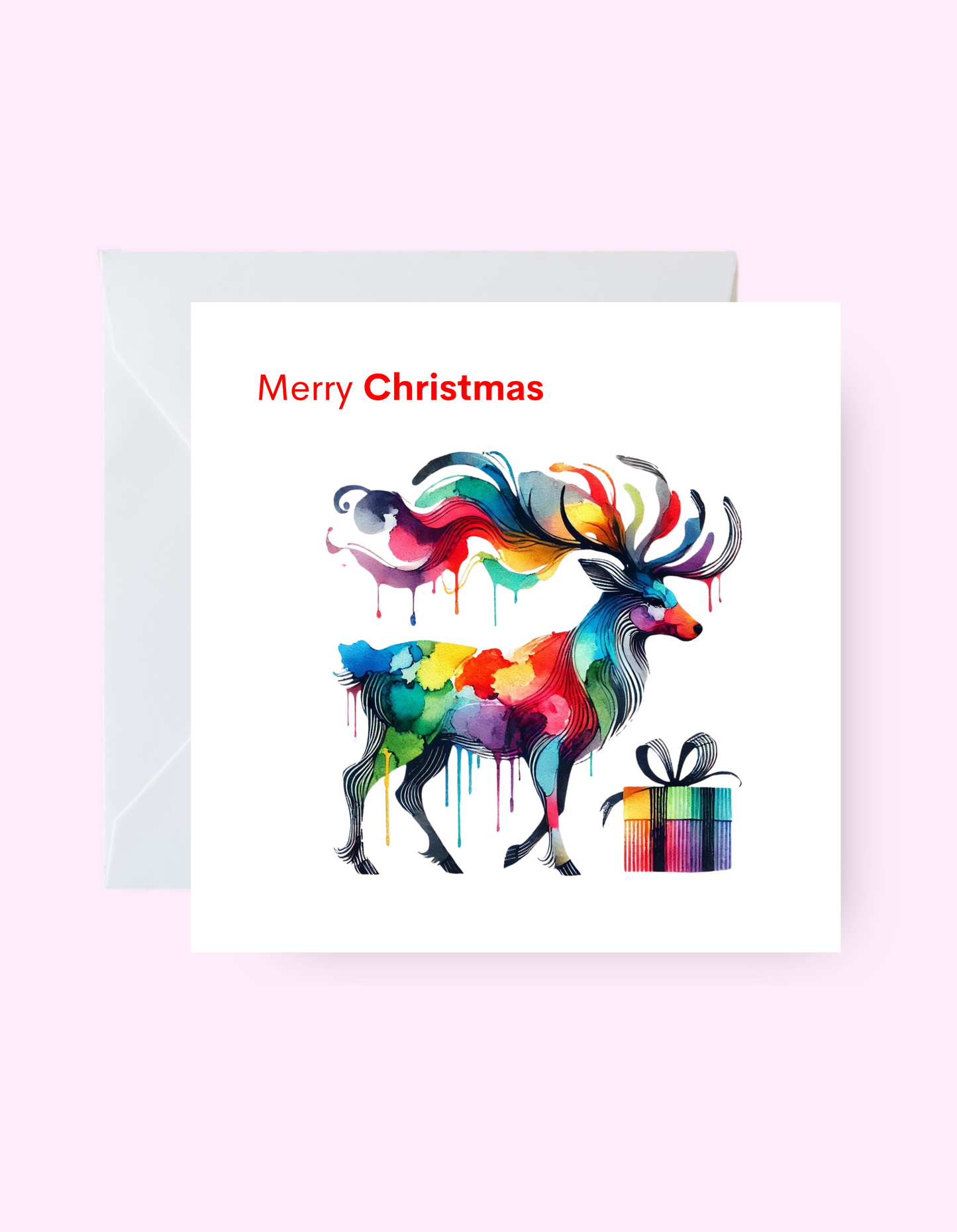 Funky Reindeer Card