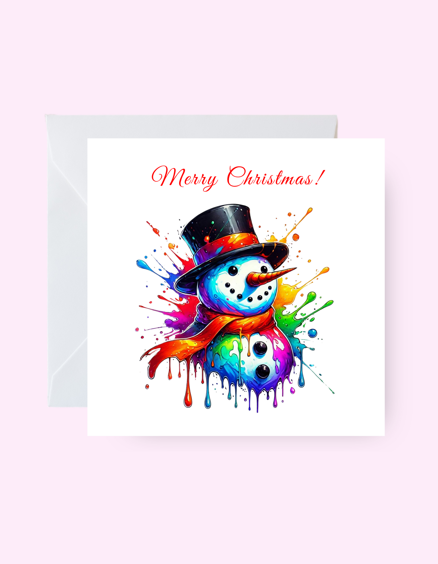 Icy Snowman Card