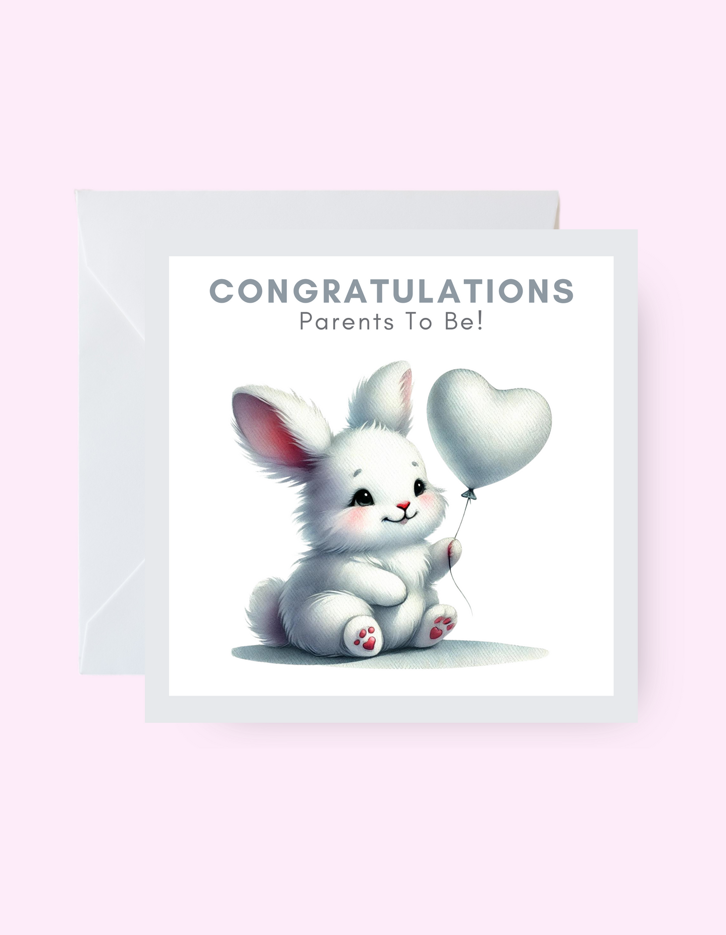Bunny Parent To Be Card