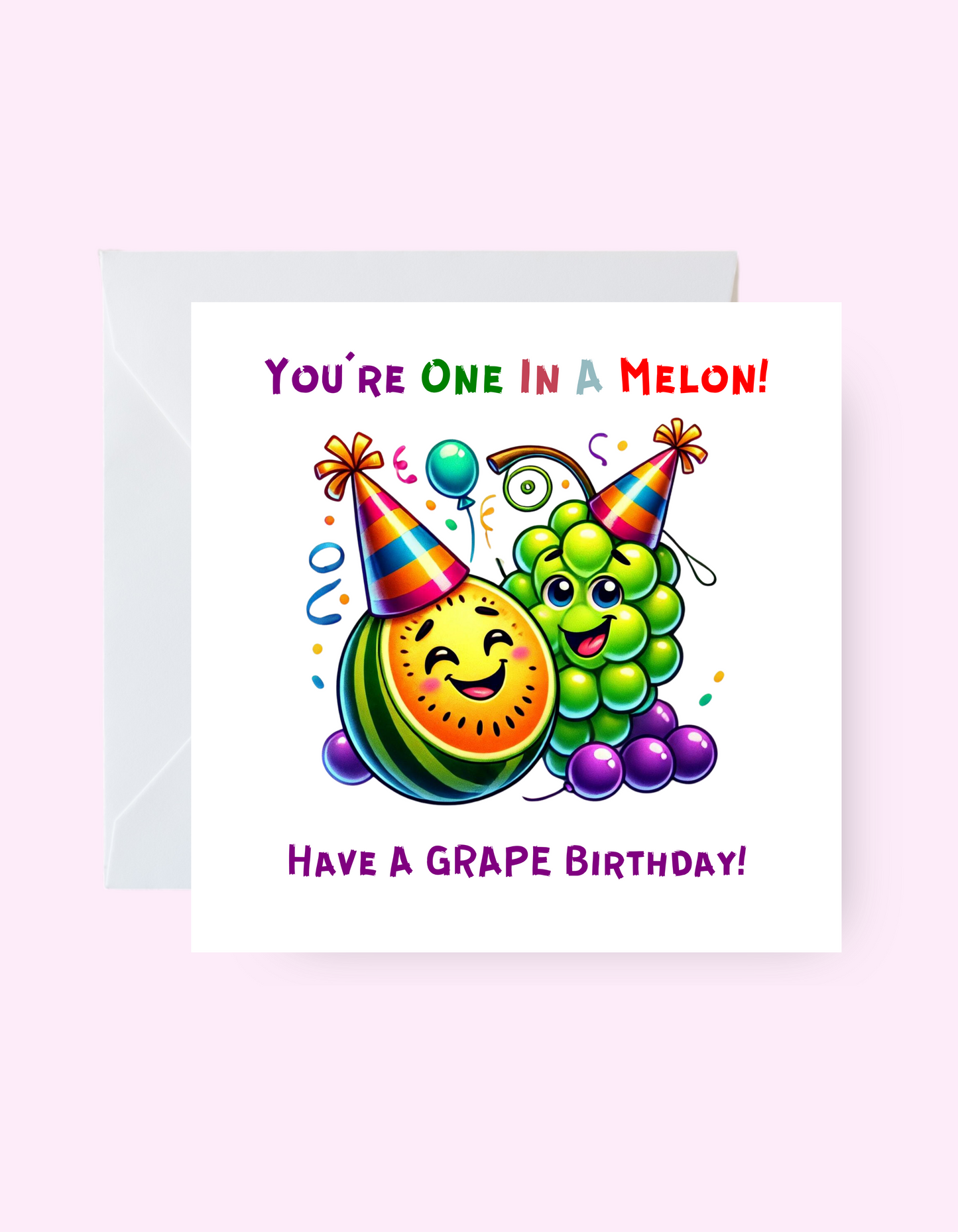 Melon Birthday Card