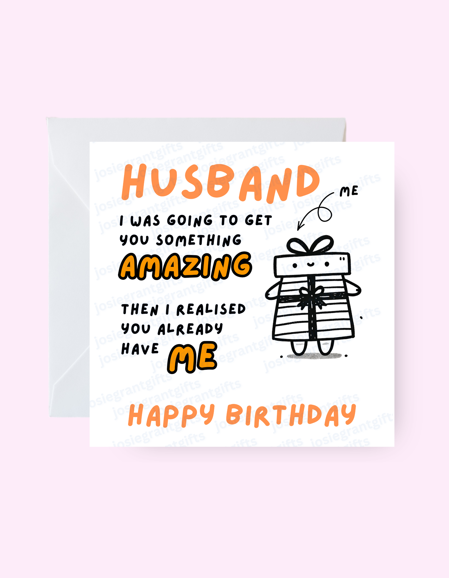 I'm The Gift Husband Card