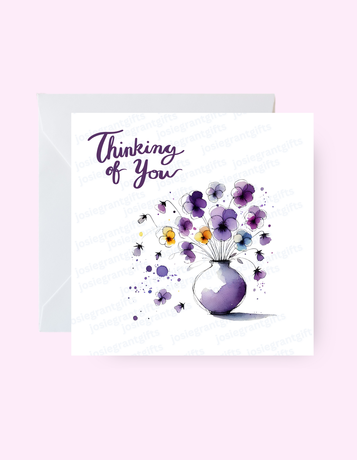Thinking Of You Floral Card