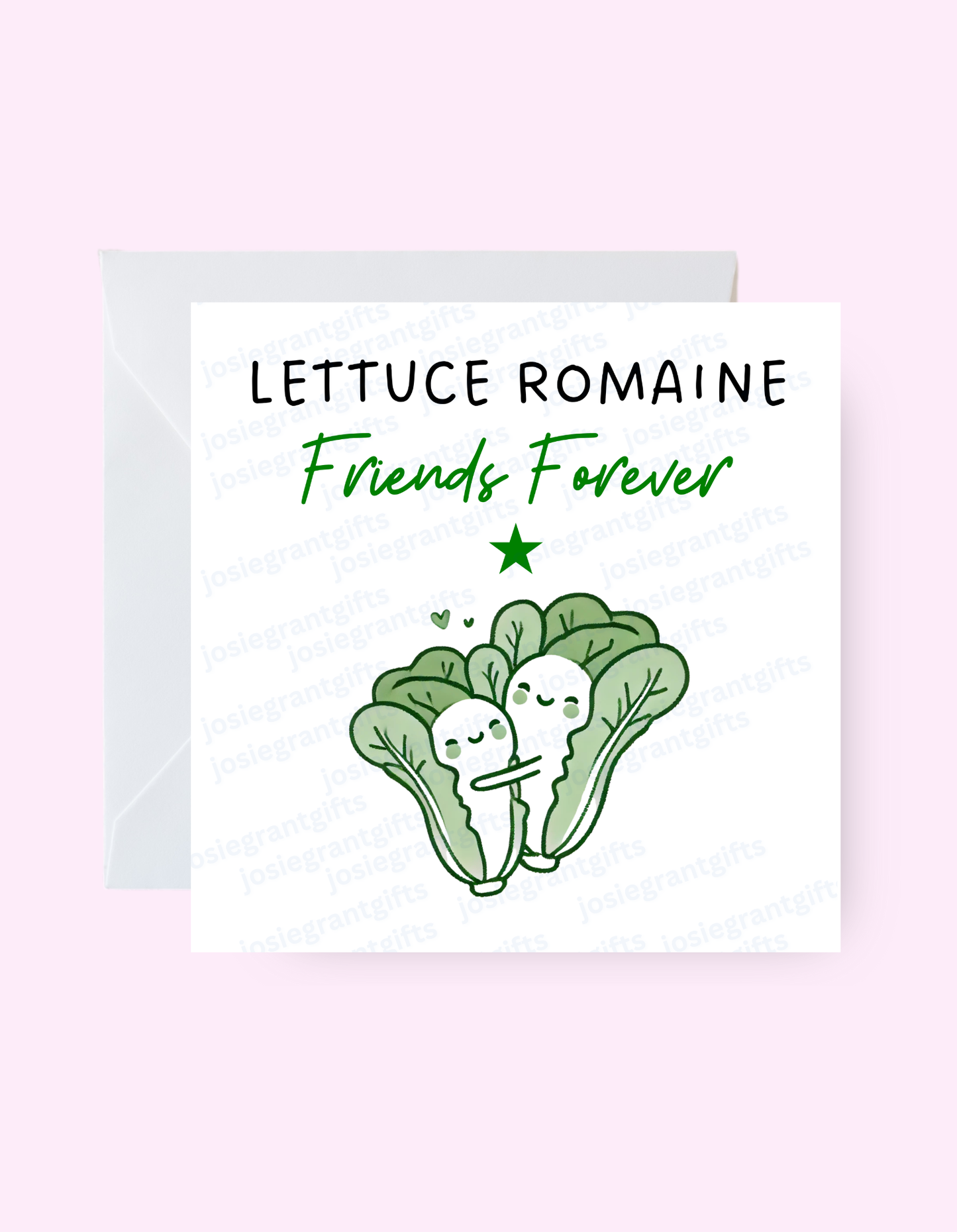 Lettuce Romaine Card