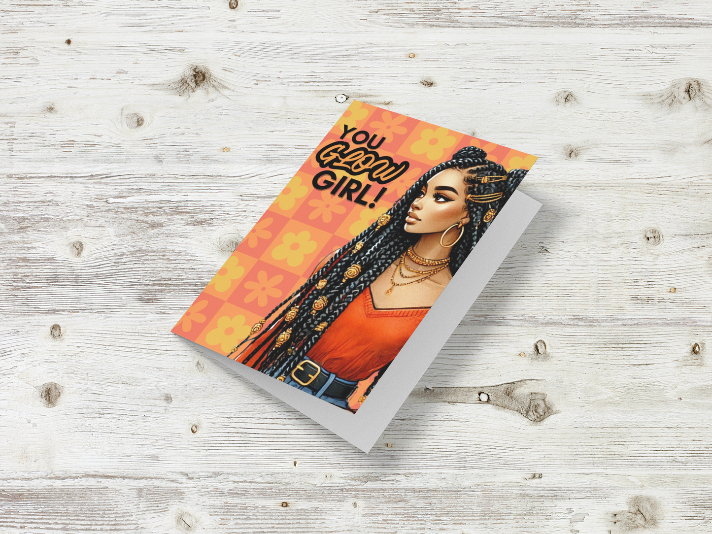 You Glow Girl Card