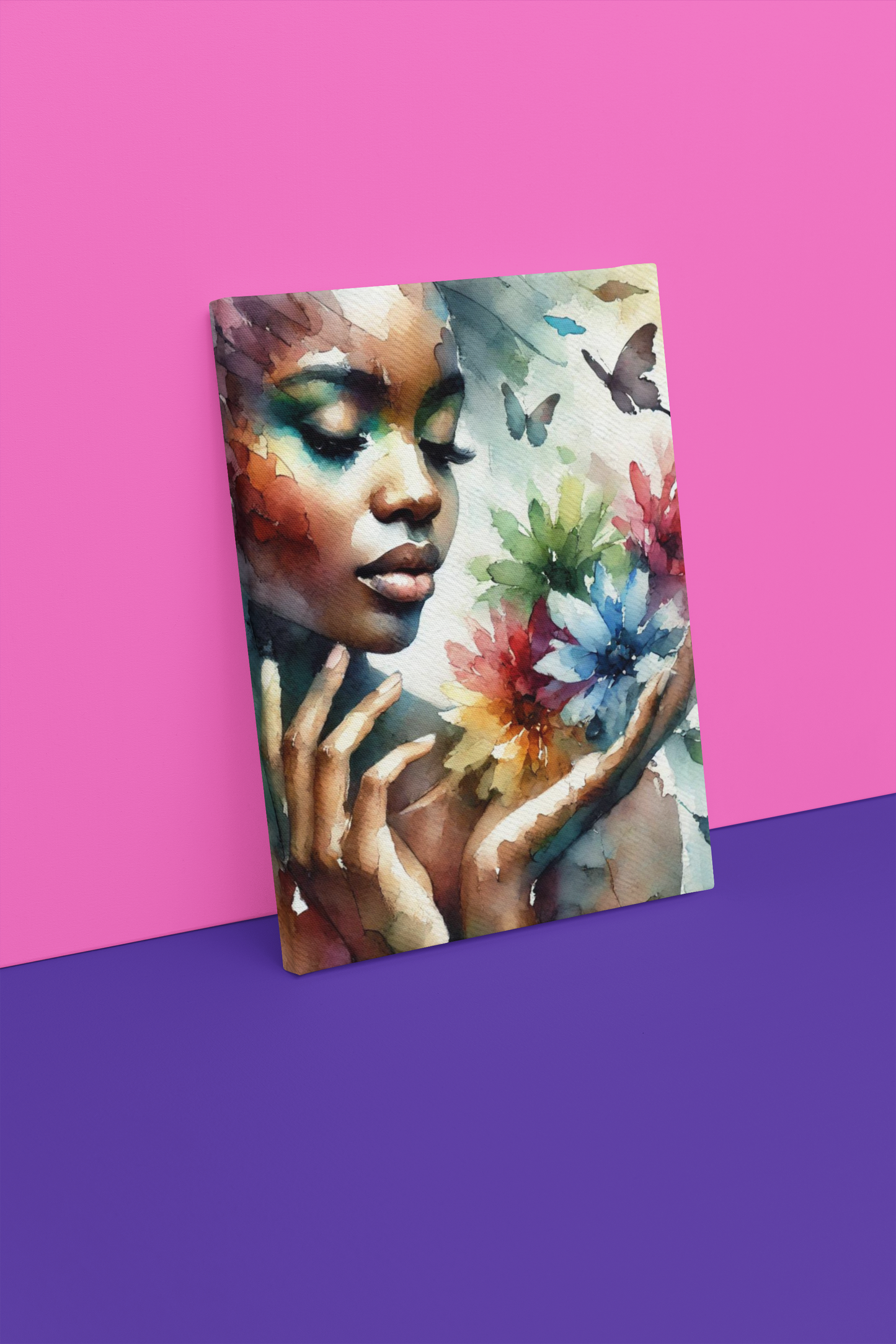 Butterfly Woman Wall Art