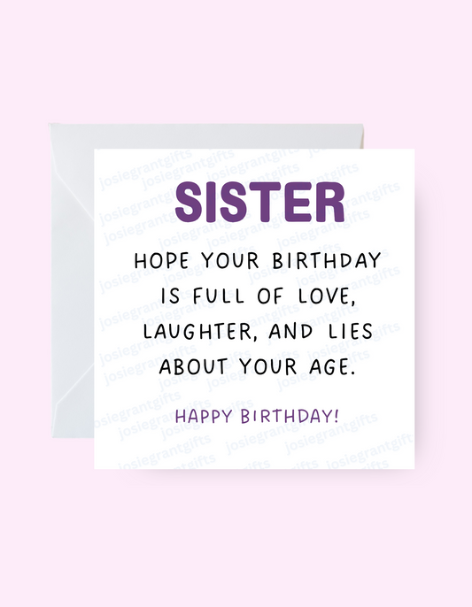 Lies About Your Age Card