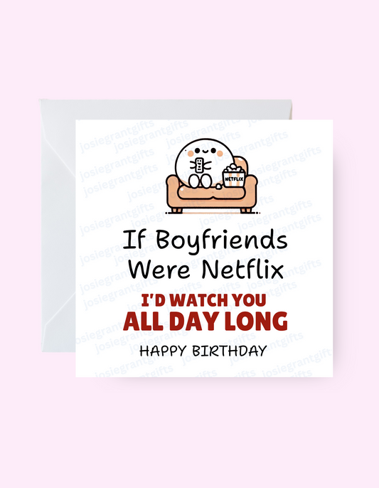 Netflix Birthday Card