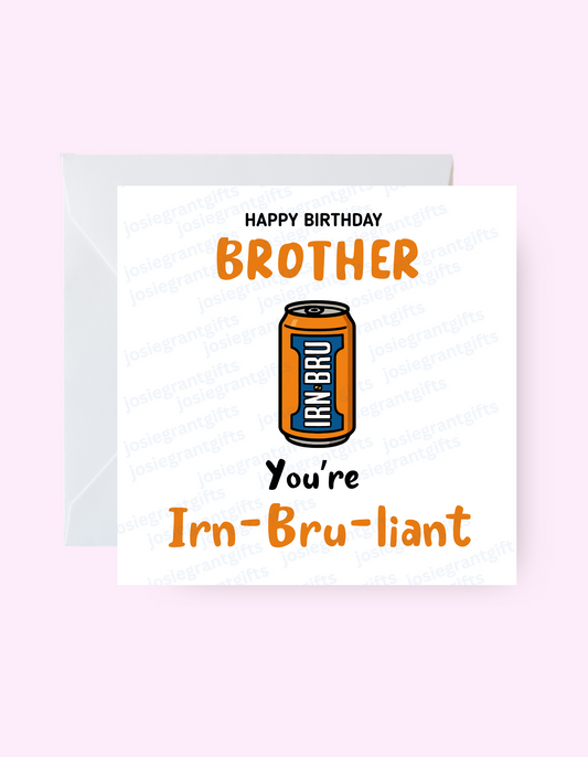 Irn Bru Liant Birthday Card