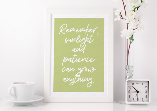 Sunlight and Patience Print