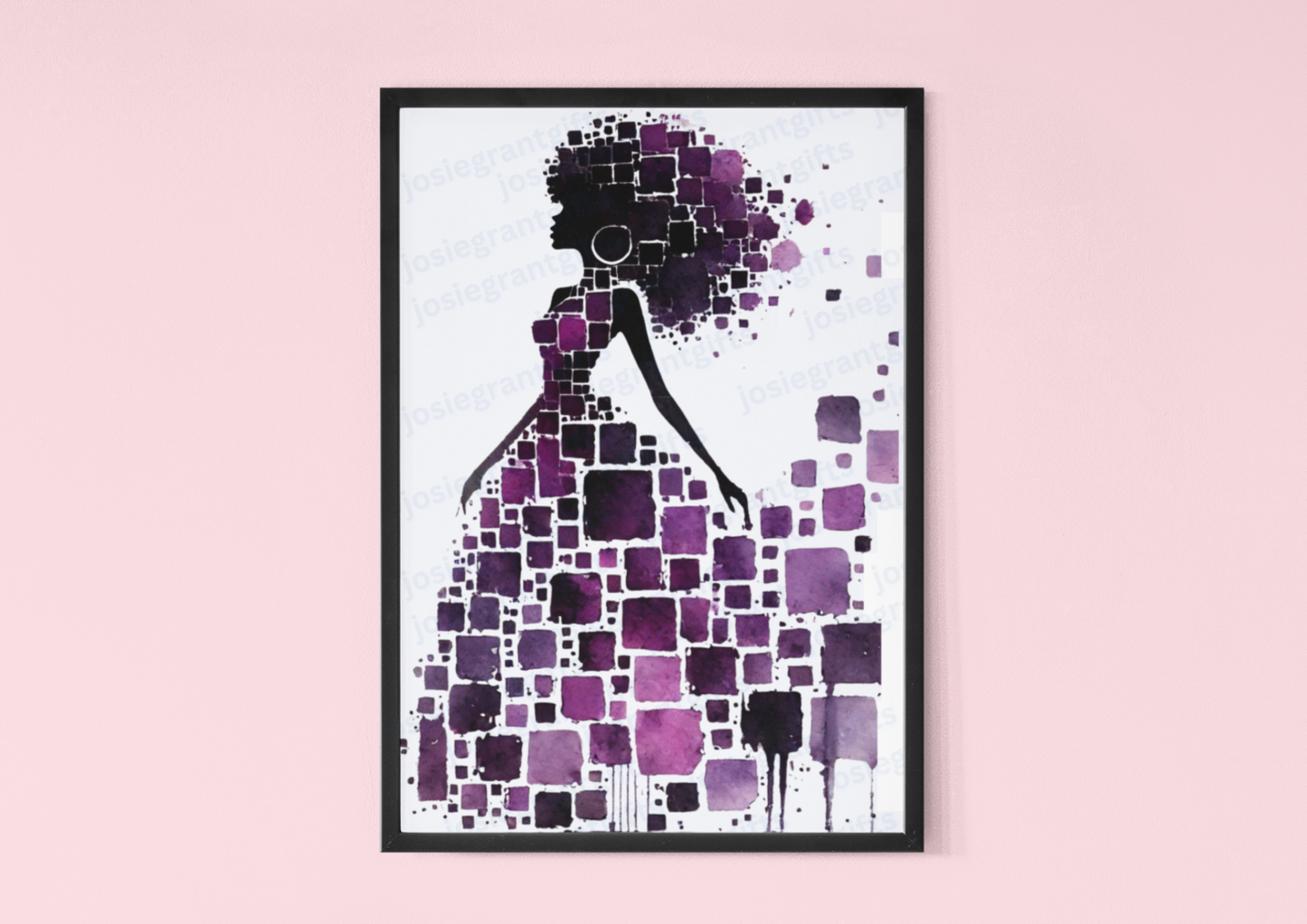 Purple Goddess Print