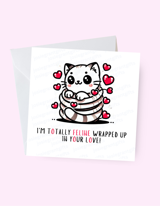 Feline Wrapped Card