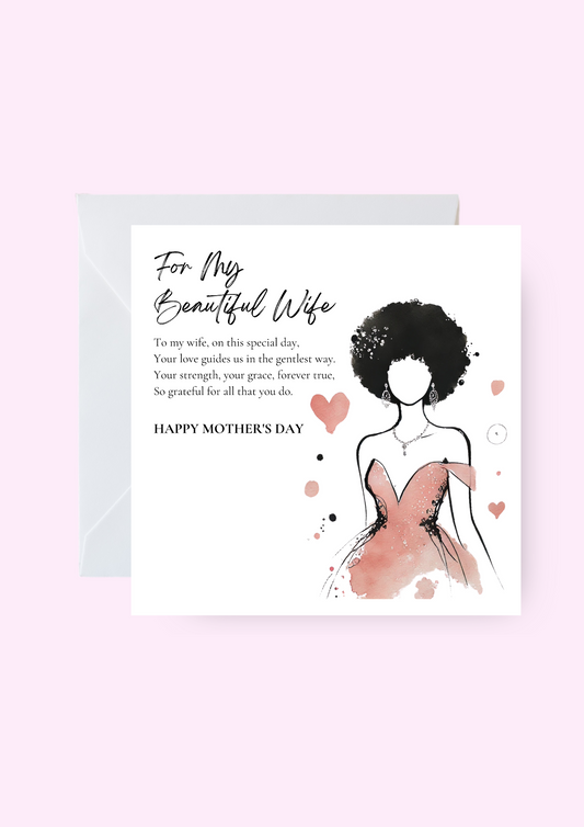 Wife Mother Card