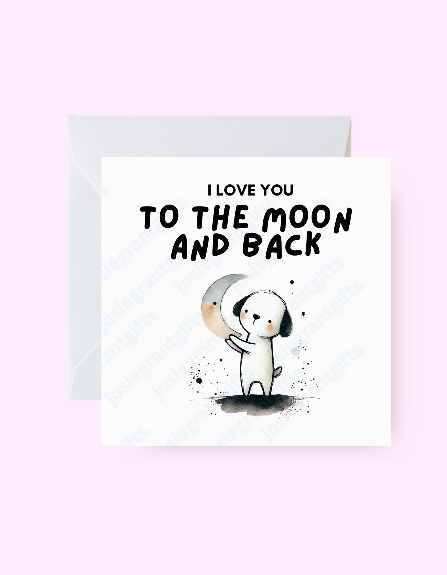 To The Moon Card
