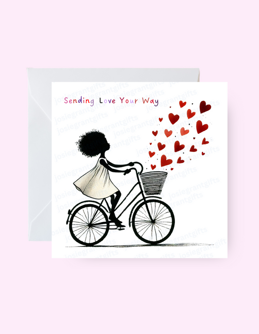 Bike Of Love Card
