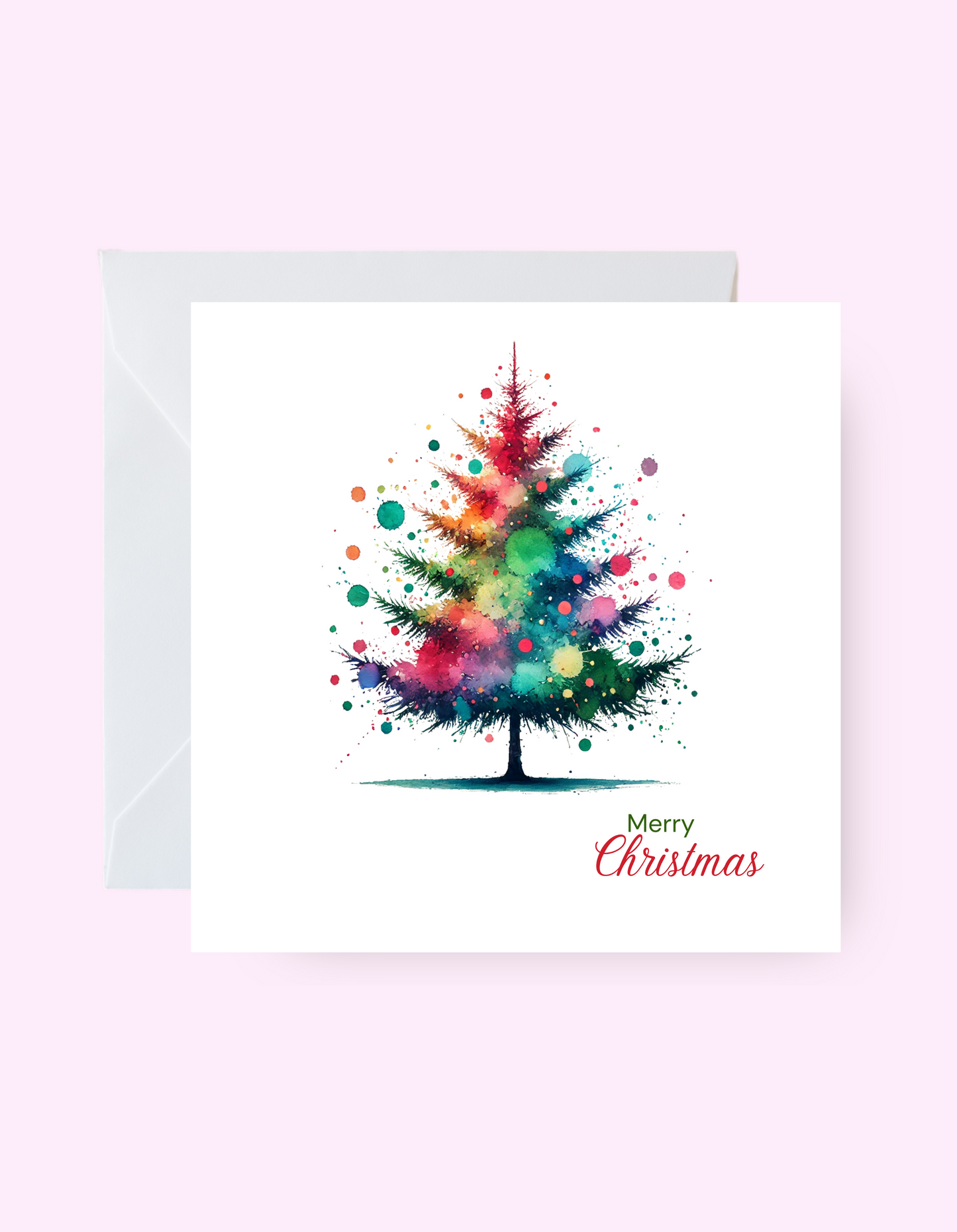 Colourful Christmas Card