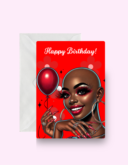 Black Magic Birthday Card