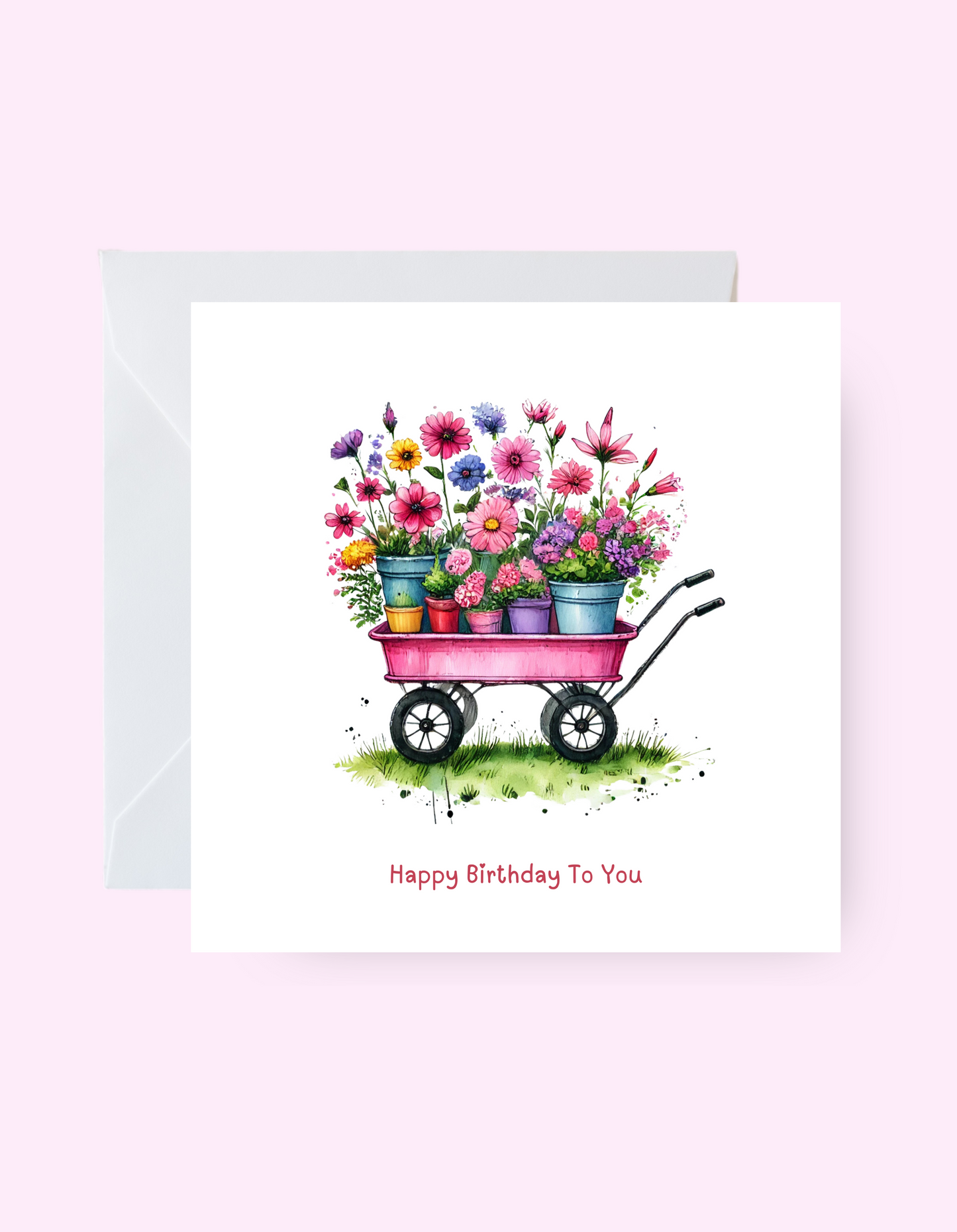 Flower Birthday Card