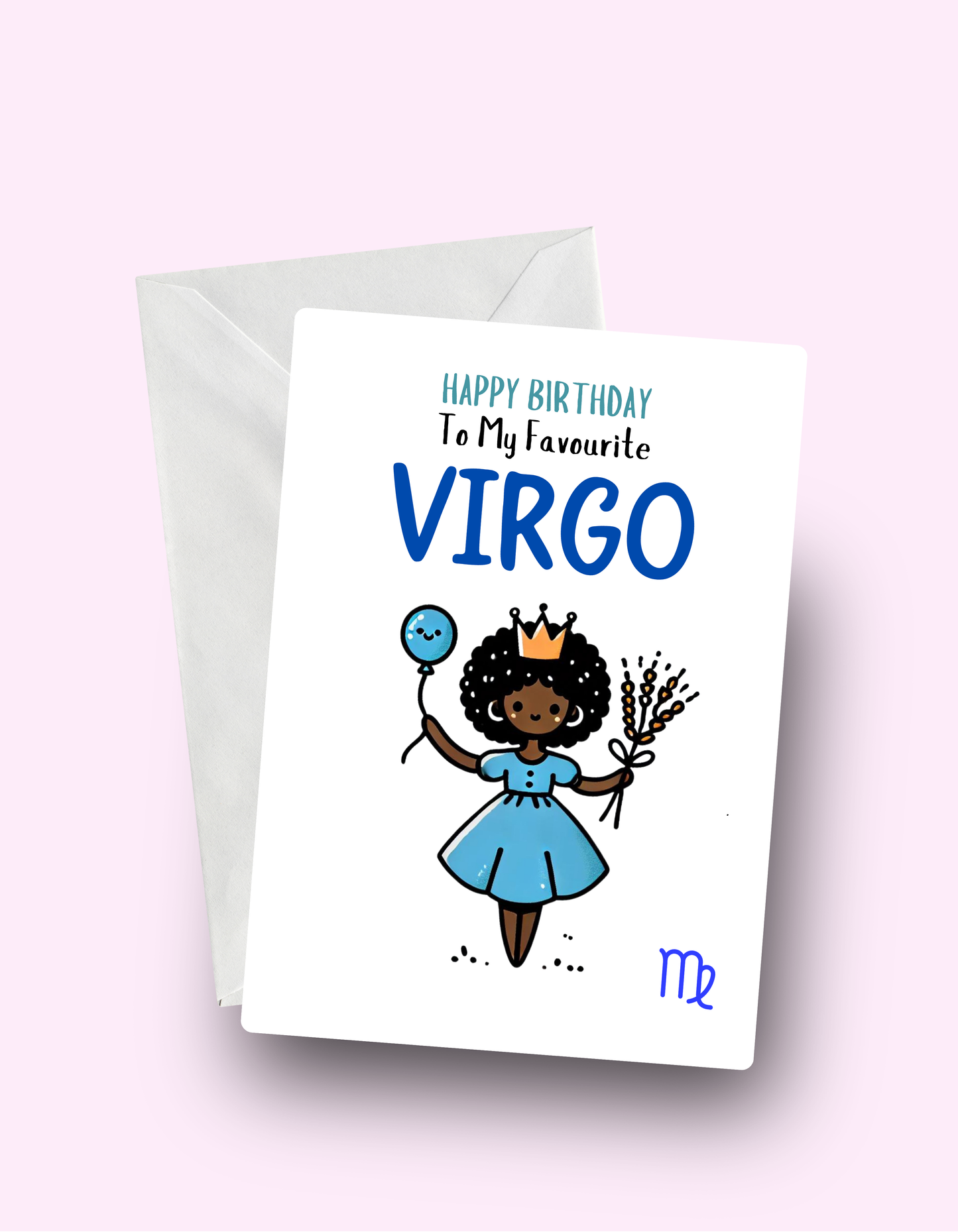 Virgo Birthday Card