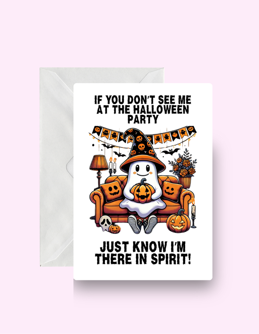 A Quiet Halloween Card