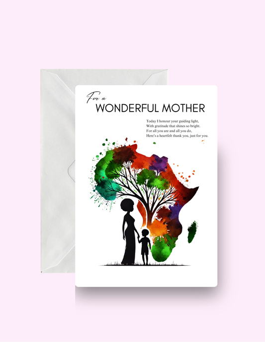 Mother Africa Birthday Card