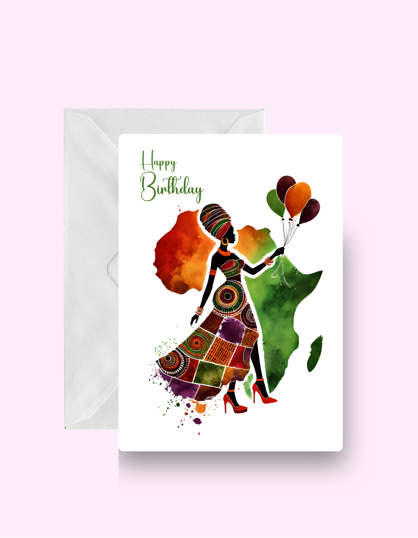 Mama Africa Birthday Card