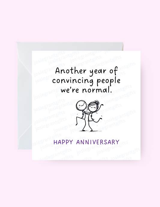 We're Almost Normal Card
