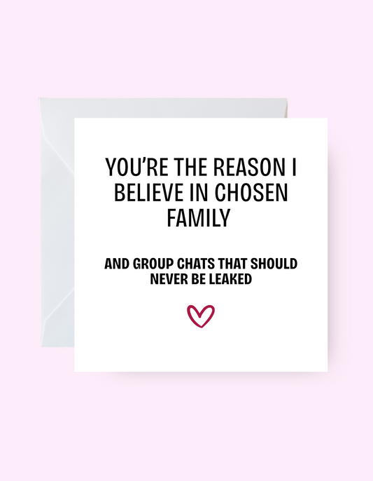 Chosen Family Card