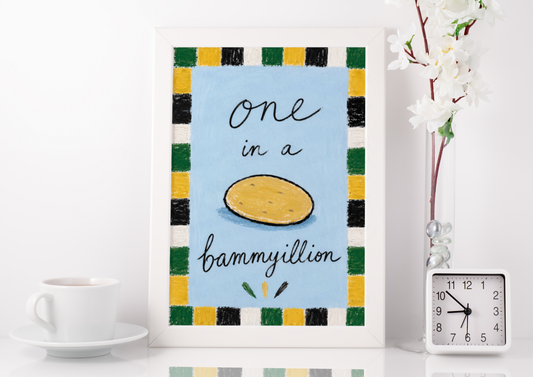 One in Bammy Print