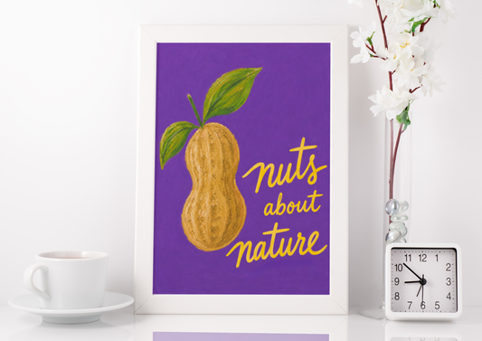 Nuts About Nature Print