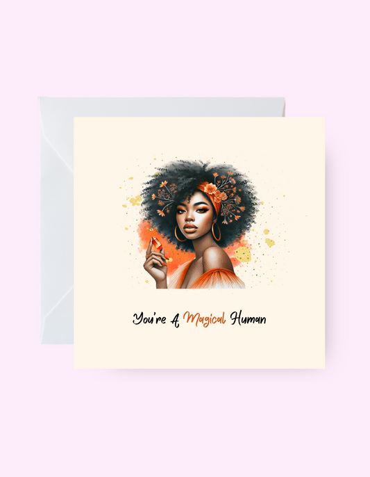 Magical Human Card