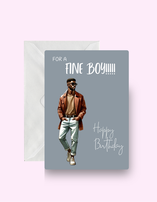 Fine Boy Card