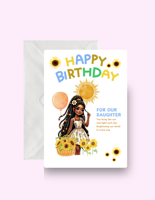 For A Special Daughter Card