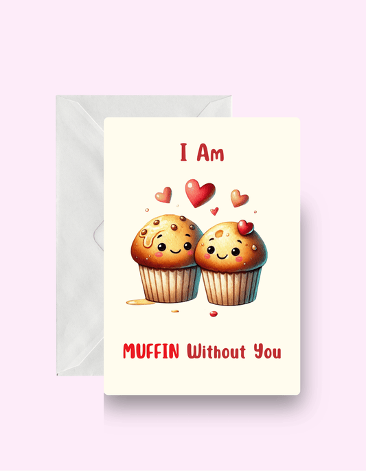 Muffin Without You Card